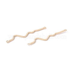 Ciondoli connettore in ottone placcato cremagliera&nbsp;KK-G433-12G