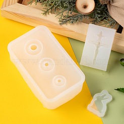 3 moules en silicone pour bijoux à bricoler soi-même sur le thème de pâques&nbsp;DIY-LS0001-92