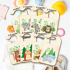 Divisori in legno per armadietti per bambini&nbsp;AJEW-WH0353-002