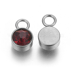 Glas Rhinestone Charme&nbsp;STAS-F189-P09
