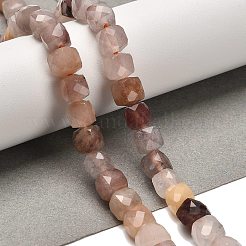 Stränge aus natürlichen violetten Erdbeerquarzperlen&nbsp;G-H078-C08-01
