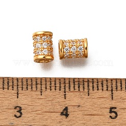925 micro pavè di perline in argento sterling con zirconi trasparenti&nbsp;STER-M018-11G