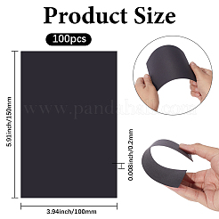 100 Stück leeres Kraftpapier.&nbsp;DIY-SP0004-24C