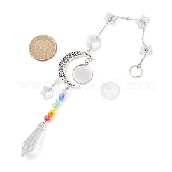 Hängende Sonnenfänger aus Glas: Schmetterling & Kegel&nbsp;HJEW-JM04634