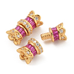 925 Sterling Silber Micro Pave Zirkonia Schraubverschluss&nbsp;STER-U001-04B-G