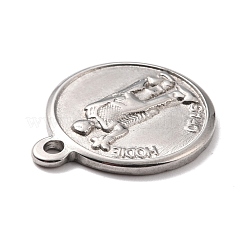 Anlaufgeschützte Anhänger aus 304er Edelstahl&nbsp;STAS-B024-20P