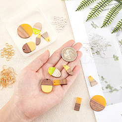 DIY baumeln Ohrring machen Kits&nbsp;RESI-OC0001-15
