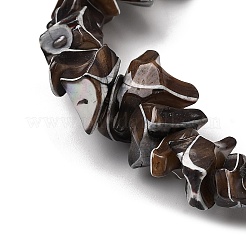 Fili di perle di conchiglia trochid naturale / trochus&nbsp;SHEL-B003-02