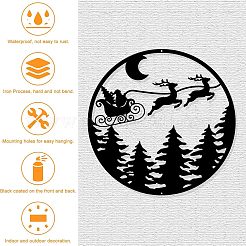 Décorations murales en fer&nbsp;HJEW-WH0067-003