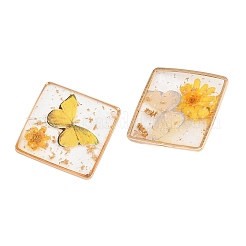 Transparentes Epoxidharz und bedruckte Anhänger&nbsp;KK-F074-01B