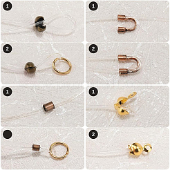 DIY Schmuckherstellungssets aus Messing und Eisen&nbsp;DIY-SP0003-22