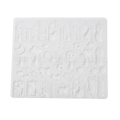 Stampi in silicone fai da te per ciondoli a forma di gatto&nbsp;DIY-F161-01C