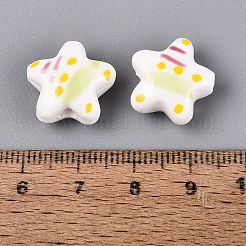 Abalorios de porcelana hechas a mano&nbsp;PORC-Q005-14A