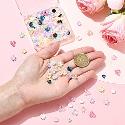 200 pièce de 4 styles de capuchons de perles en acrylique et en résine&nbsp;FIND-YW0010-10