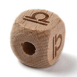 Perline costellazioni in legno naturale&nbsp;WOOD-M002-07