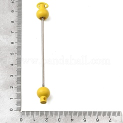Barre de porte-clés en plastique perlée pour la fabrication de bijoux et l'artisanat&nbsp;AJEW-C040-01G-1