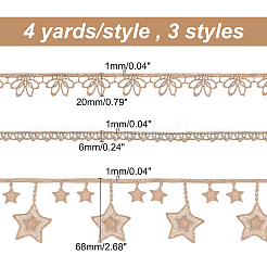 Ruban polyester filigrané de 12 mètre&nbsp;OCOR-AR0001-45