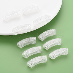 Transparent Knistern Acrylperlen&nbsp;CACR-S009-001B-NA