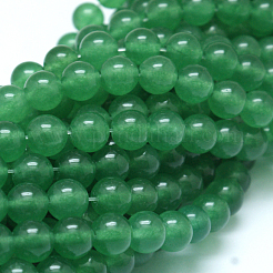 Chapelets de perles en jade de Malaisie naturelle&nbsp;G-F342-04-8mm