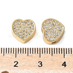 Perline zirconi micro pave  in ottone&nbsp;KK-A252-11G