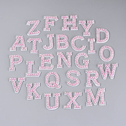 26 Stück Buchstabe A–Z aus GlasStrass mit Kunststoffstoffflicken&nbsp;PATC-T002-01