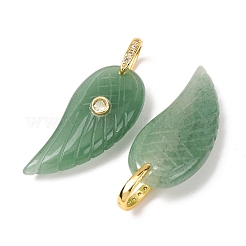 Pendentifs en aventurine vert naturel&nbsp;GG-CBA51ED-02G-06