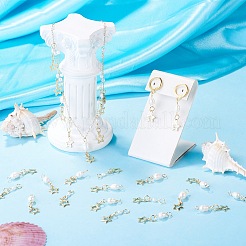 30 pendentif en perle de culture d'eau douce naturelle (3 styles disponibles) et acier inoxydable 201&nbsp;PALLOY-TAC0316