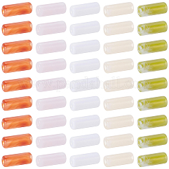 100pcs 5 Farben transparente Acrylperlen&nbsp;OACR-SP0002-41