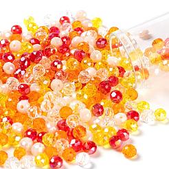 500pcs 5colors galvanisieren Glasperlen&nbsp;EGLA-LS0001-01C