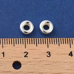 Nom du produit : 925 perles intercalaires en argent sterling.&nbsp;X-STER-K021-04S-C