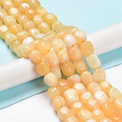 Natürlichen Topas Jade Perlen Stränge&nbsp;G-C038-02P