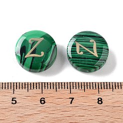 Perline di malachite sintetiche&nbsp;G-A238-01Z