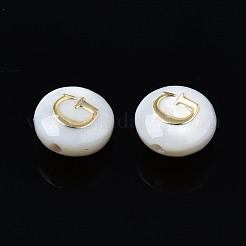 Perles de coquillages naturels d'eau douce&nbsp;SHEL-S278-036G