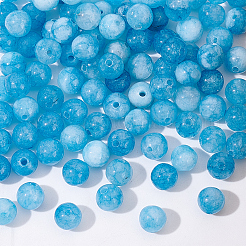 Natürliche blaue Quarzperlenstränge&nbsp;G-NB0003-69