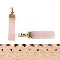 Natürlichen Rosenquarz Anhänger&nbsp;KK-R214-01G