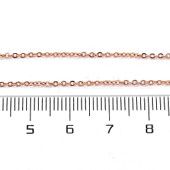 Laiton chaîne porte-câble fabrication de collier&nbsp;NJEW-D302-78RG