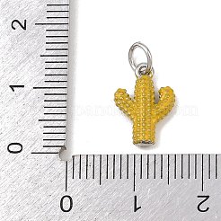 Pendentifs d'émail en laiton &nbsp;KK-P339-22P-01
