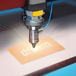 Visitenkarten für die Wärmeübertragung aus Aluminiumrohling&nbsp;DIY-NB0004-81