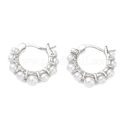 Orecchini a cerchio in ottone per le donne&nbsp;EJEW-A168-16P