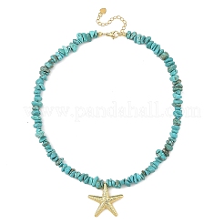 Collana da donna con ciondolo a forma di animali marini in ottone&nbsp;NJEW-JN06424-01