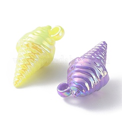Pendenti iridescenti arcobaleno con placcatura UV&nbsp;OACR-A029-14