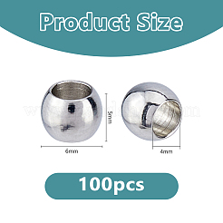 Perles en acier inoxydable&nbsp;STAS-DC0017-49A