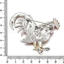 Spille smaltate di gallo&nbsp;JEWB-V001-01B