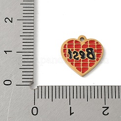 304 Edelstahl-Emaille-Anhänger&nbsp;LS-STAS-P388-19C-G