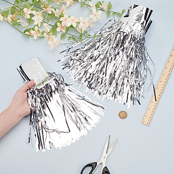 Rideaux à franges en feuille de plastique&nbsp;DIY-WH0028-106B