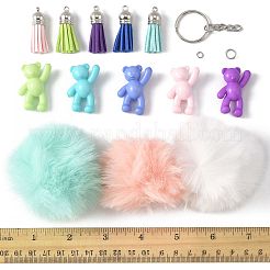 DIY Bären-Schlüsselanhänger-Bastelsets&nbsp;DIY-FS0009-14