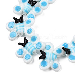Handgemachte Murano Glas Perlen Stränge&nbsp;LAMP-Q031-019C