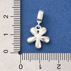 925 europäische baumelnde Charms aus Sterlingsilber&nbsp;STER-G043-07S