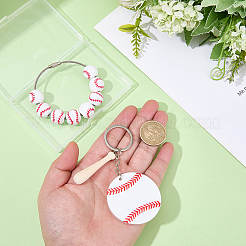 1 Stück Baseball-Holzanhänger&nbsp;FIND-BM0001-57B