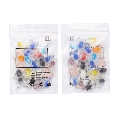 20 pz perline di lampwork luminose fatte a mano&nbsp;LAMP-YW0001-04